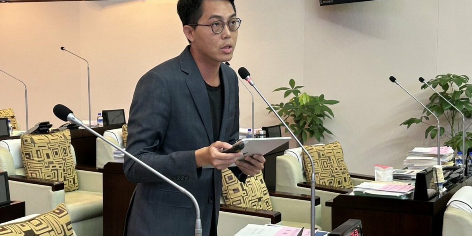 要求落實民防 基進議員李宗霖:不要到時候才在想「阿共打來怎麼辦」