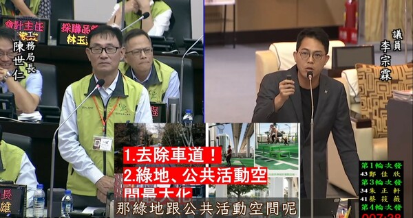 南鐵綠園道車道最小化