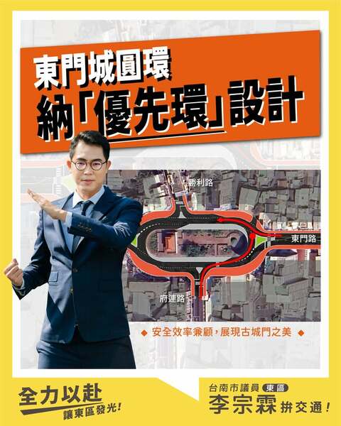 東門城圓環納「優先環」設計