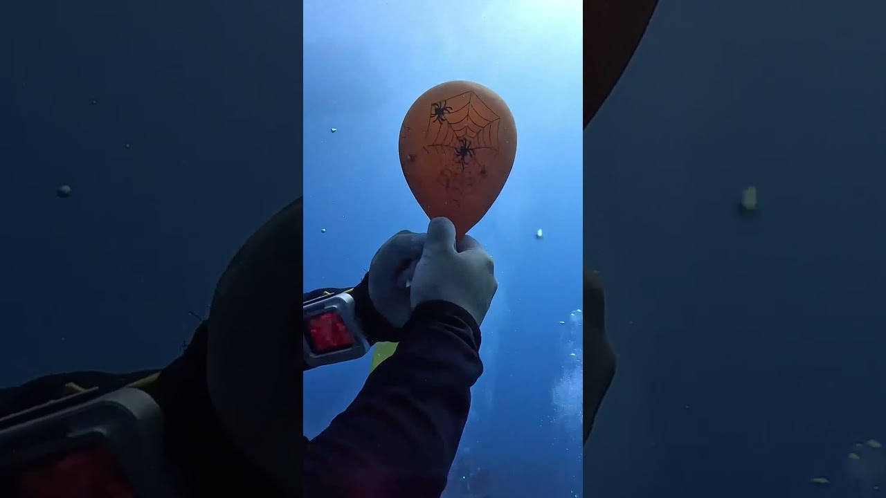 《島氮小學堂 - 空氣體積隨深度變化 水肺潛水實驗室Volume changes with depth》