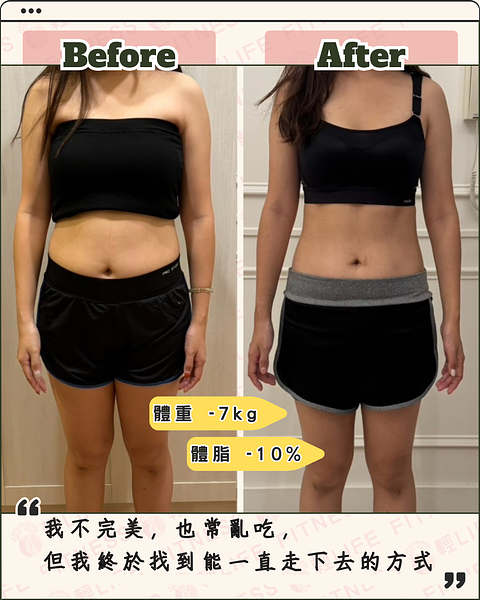 討厭運動的我，終於回到高中體重，也重新喜歡鏡子裡的自己