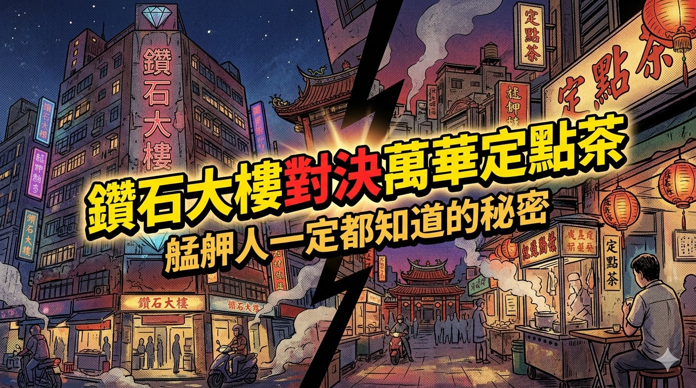 鑽石大樓對決萬華定點茶丨艋舺人一定都知道的秘密