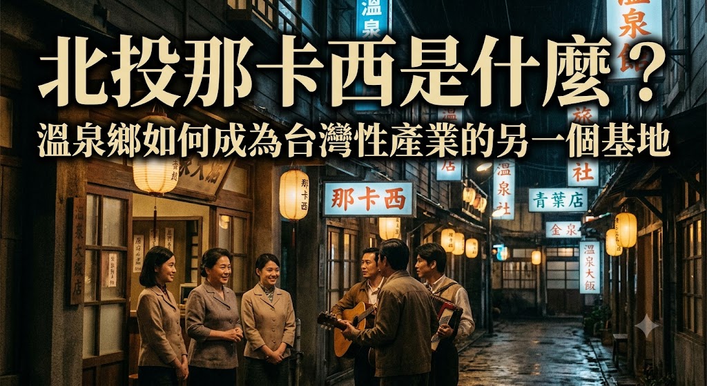 北投那卡西是什麼?溫泉鄉如何成為台灣性產業的另一個基地
