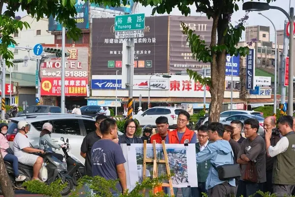 看似圓環、卻不是圓環 南市後甲圓環分段轉型十字路口
