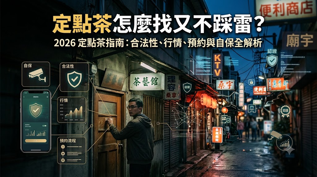 定點茶怎麼找又不踩雷?2026 定點茶指南:合法性、行情、預約與自保全解析