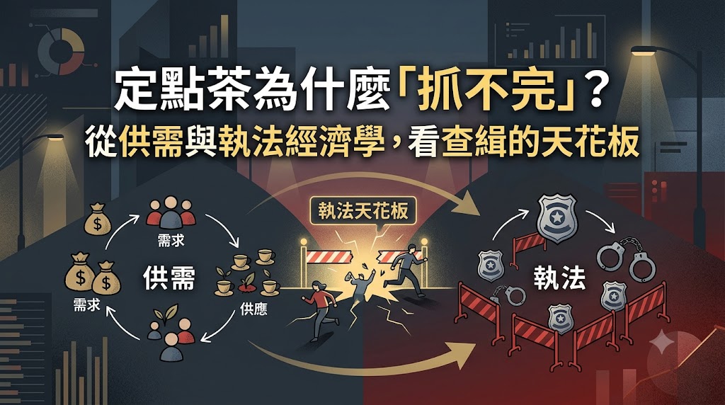 定點茶為什麼「抓不完」?從供需與執法經濟學,看查緝的天花板