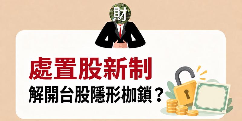 台股新制滿月！處置股「關緊閉」砍半，能解開大盤隱形枷鎖嗎？