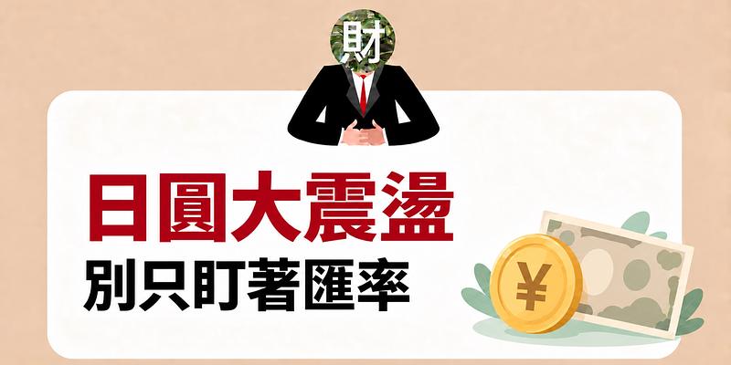 別只盯著匯率！日圓大震盪背後的結構性真相