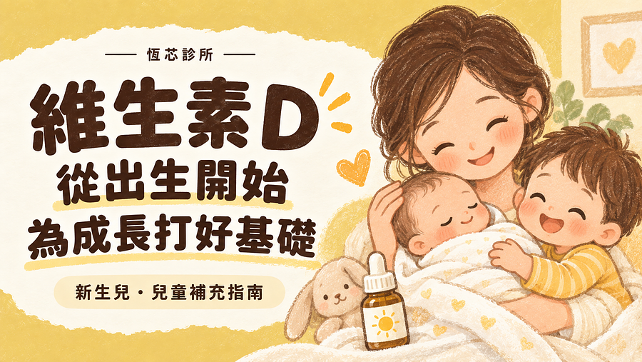 維生素 D，從出生開始：為寶寶的骨骼與孩子的成長打好基礎