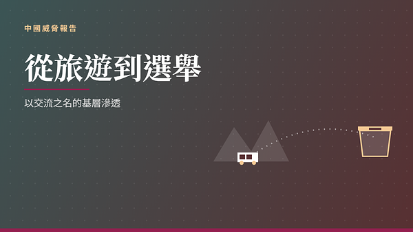 從旅遊到選舉：中共如何滲透台灣原住民部落