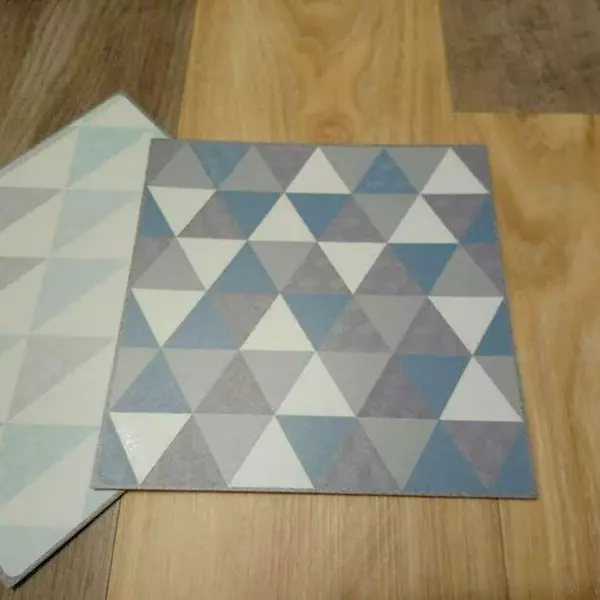 SSTR45(現代幾何花磚)-MIT擬瓷感正方形花磚貼/廚房防油貼/地板裝飾貼/傢俱翻新貼皮(單片入)