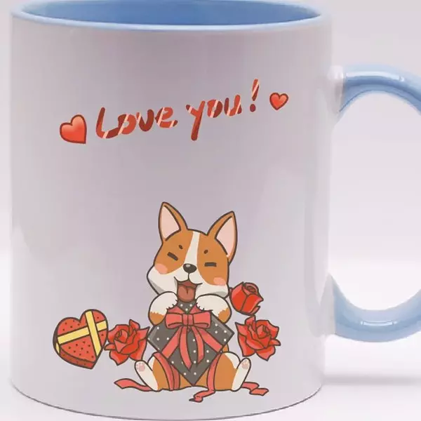 柯基犬貼系列情人節隨意貼