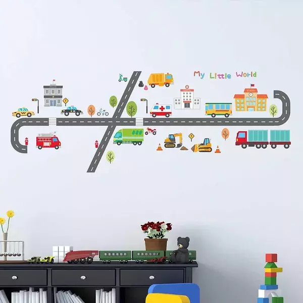 MY LITTLE WORLD創意壁貼-小汽車