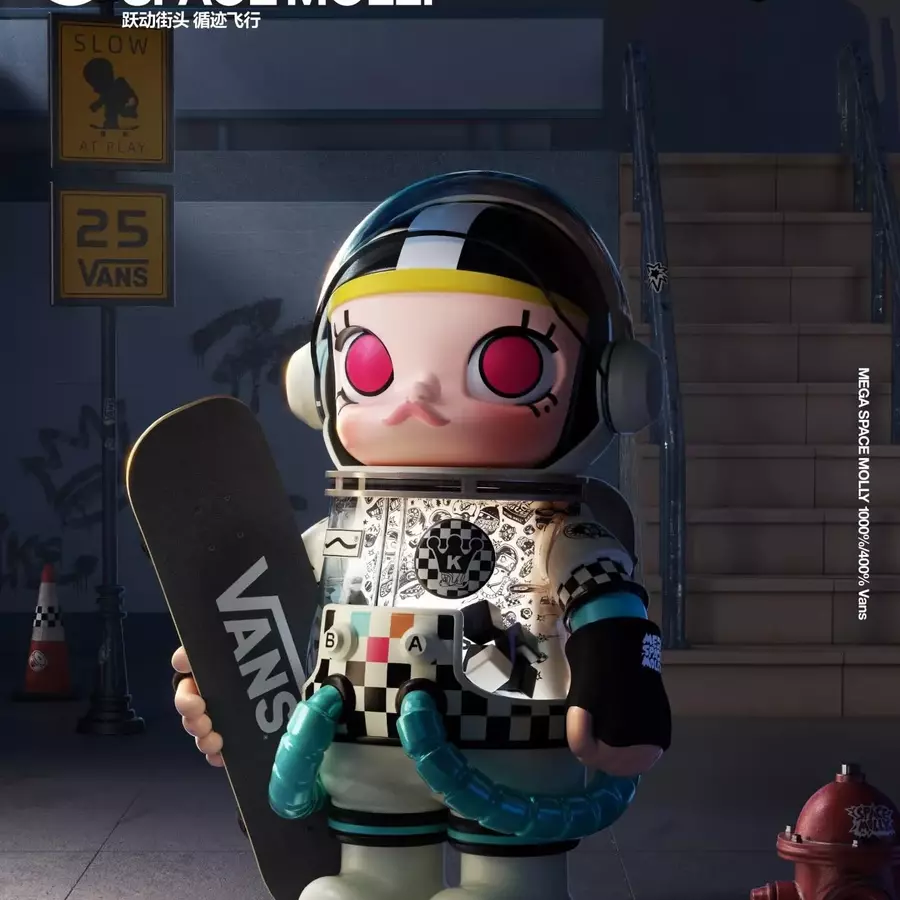 泡泡瑪特 MOLLY x VANS 聯名 1000% + 400% 不挑盒況 全新未拆