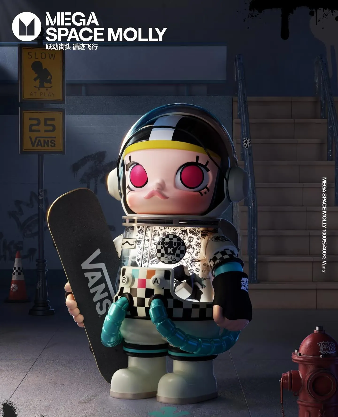泡泡瑪特 MOLLY x VANS 聯名 1000% + 400% 不挑盒況 全新未拆