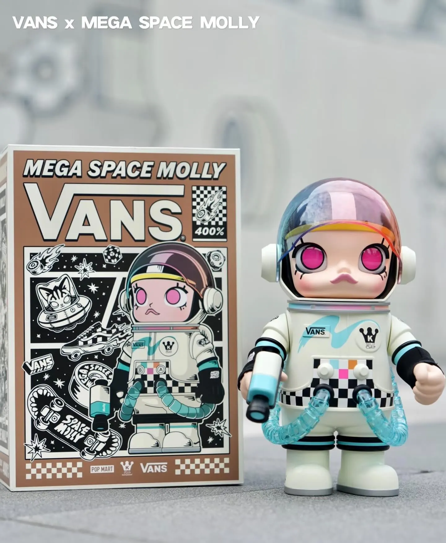 泡泡瑪特 MOLLY x VANS 聯名 1000% + 400% 不挑盒況 全新未拆