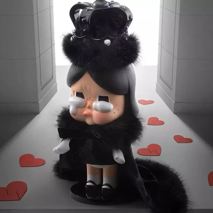 泡泡瑪特 Mega Crybaby 哭娃 心碎女王 隱藏款 拆擺無損可回盒