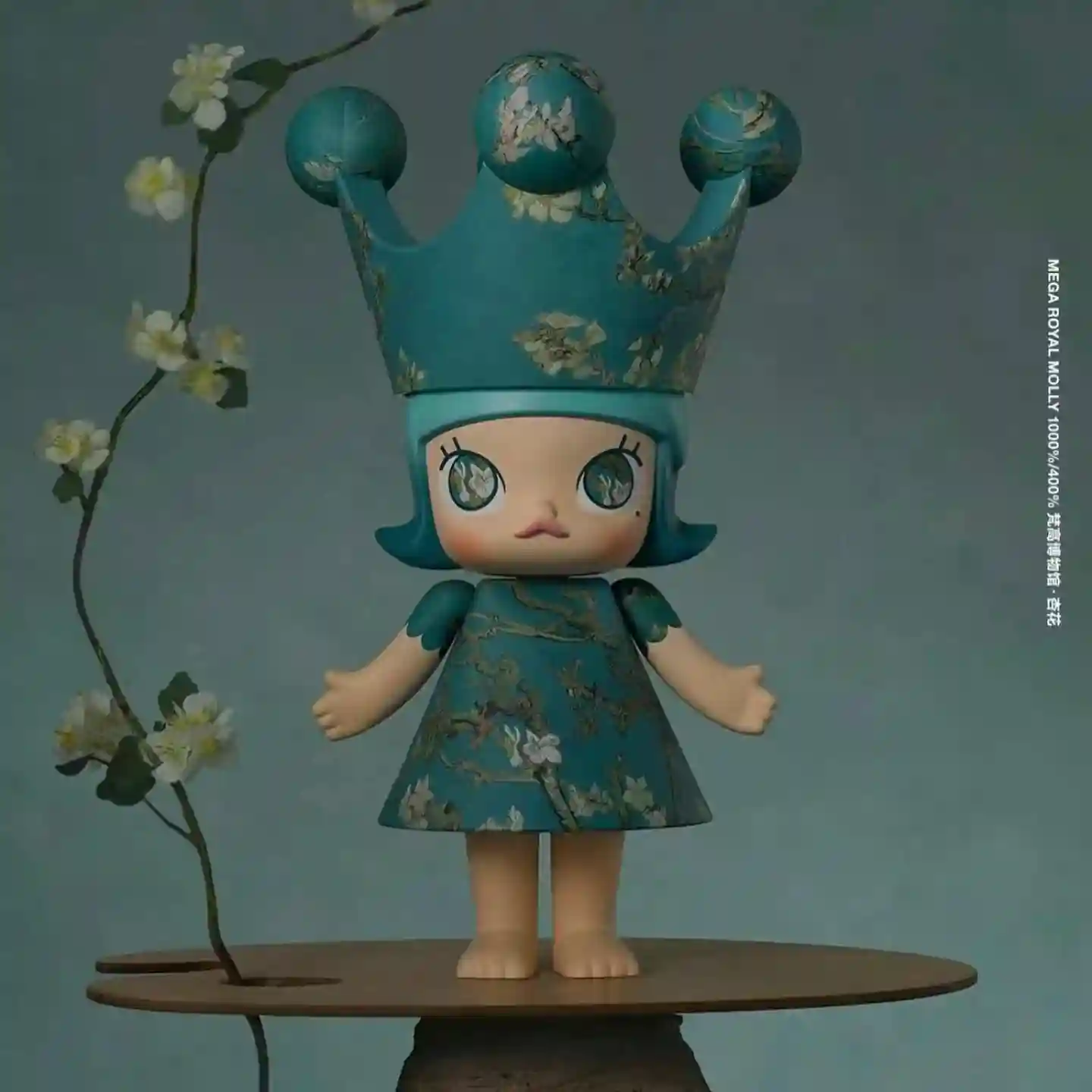 1000%集合 泡泡瑪特 MOLLY 蜷川公主1000% + 杏花公主1000% 全新未拆