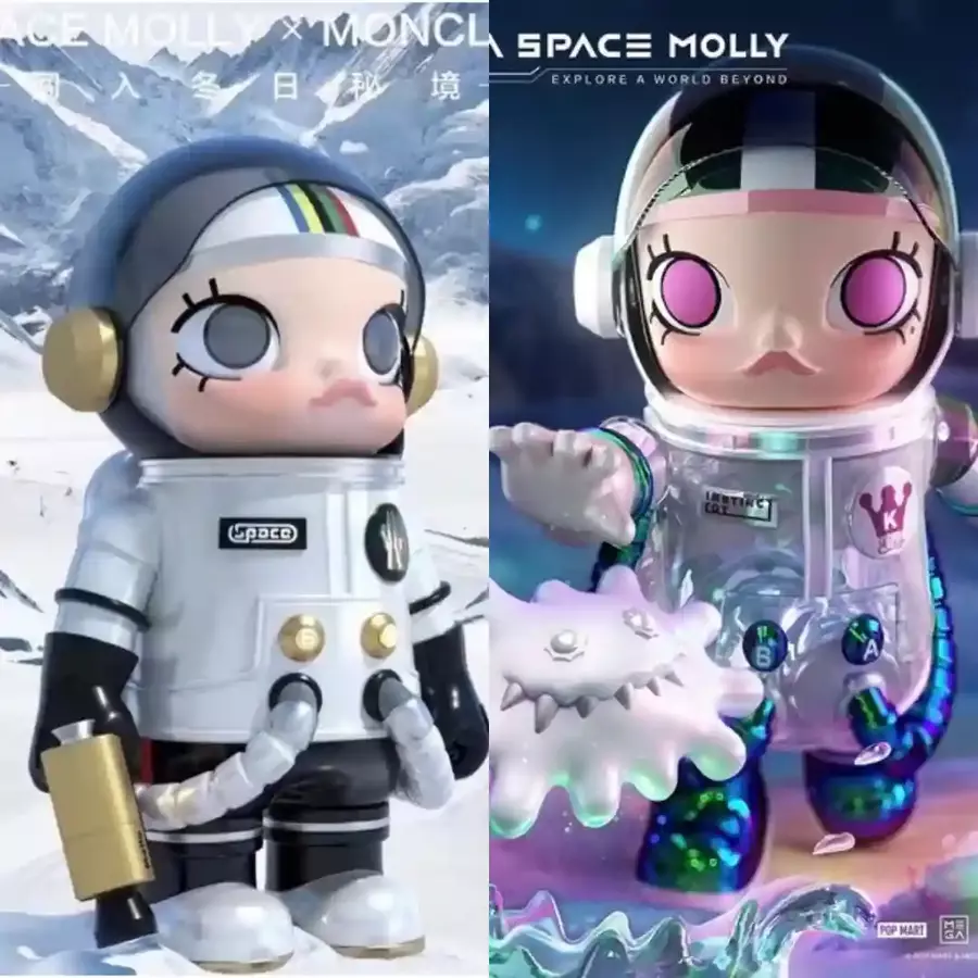 1000%挑戰《泡泡瑪特》 Molly 大久保 1000% + 蒙口1000%