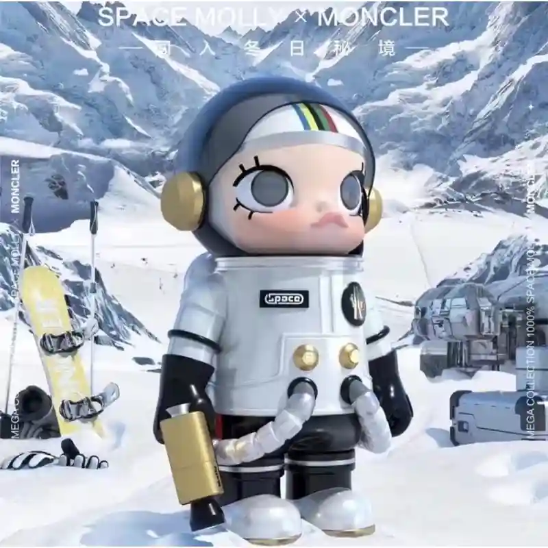 1000%挑戰《泡泡瑪特》 Molly 大久保 1000% + 蒙口1000%