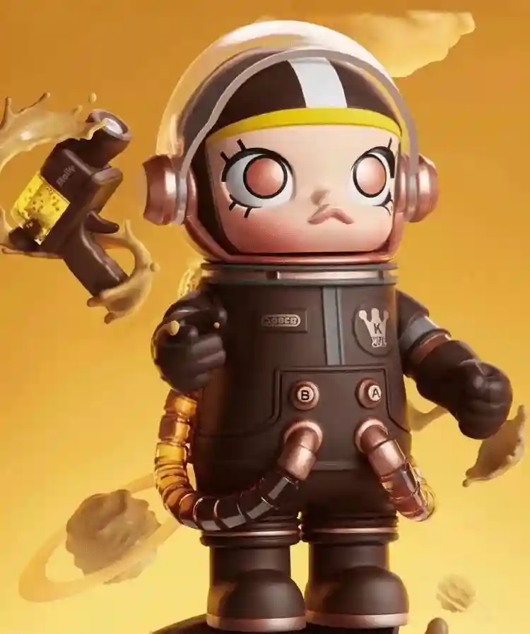 1000%挑戰《泡泡瑪特》 Molly 大久保 1000% + 蒙口1000%