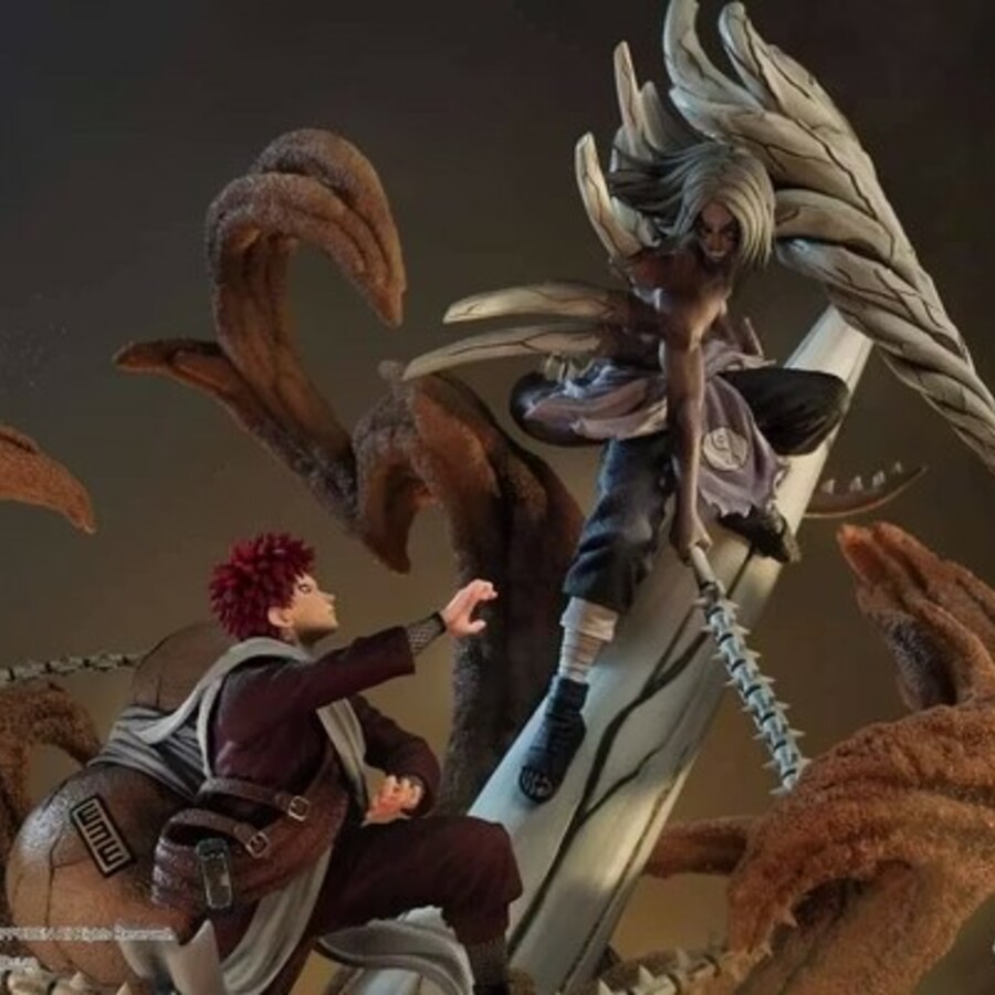 福利抽！HEX 火影忍者 1/6 我愛羅 vs 君麻呂 EDS系列 正版授權 拆擺無損 高61cm