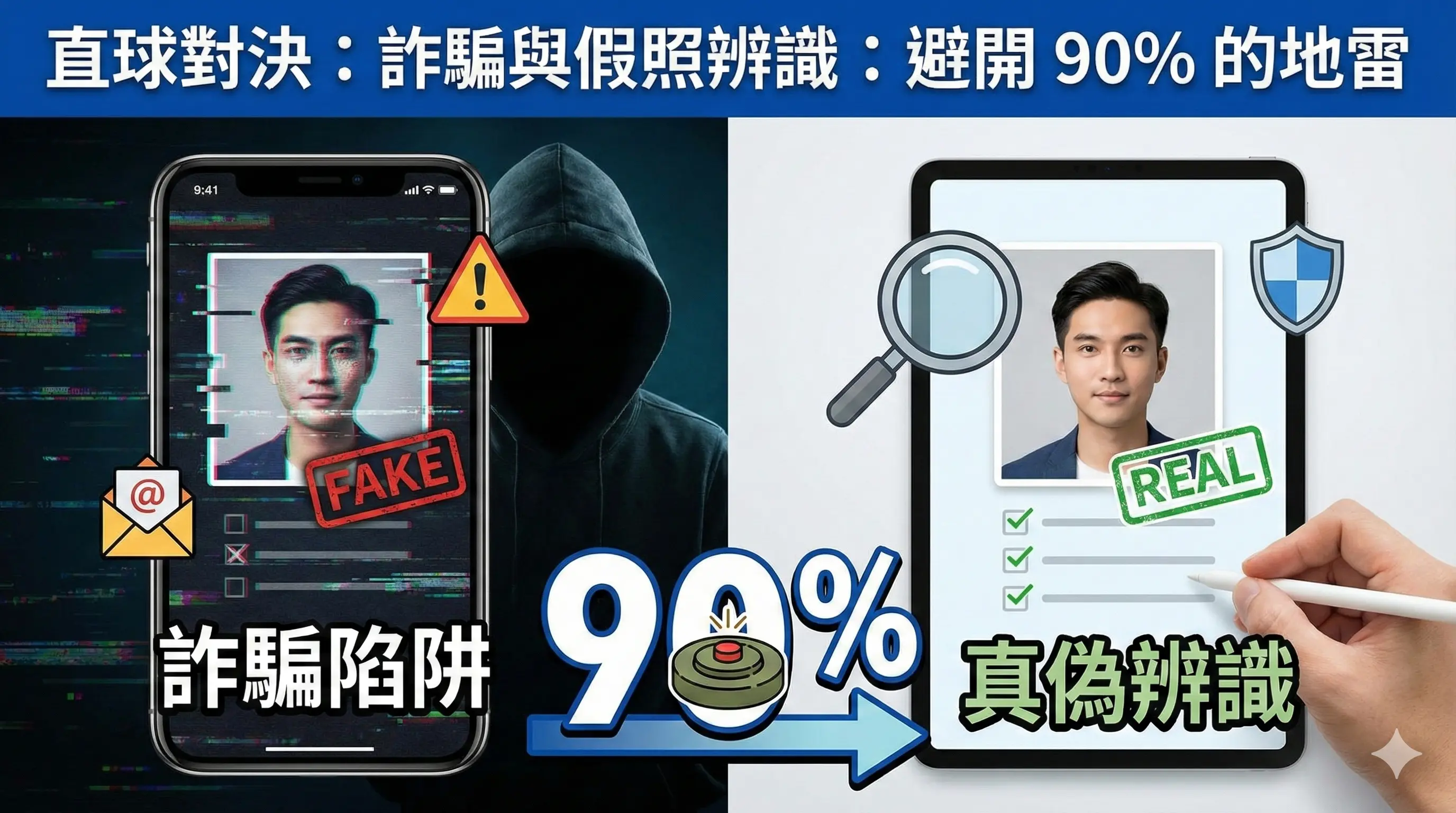 詐騙與假照辨識：避開 90% 的地雷