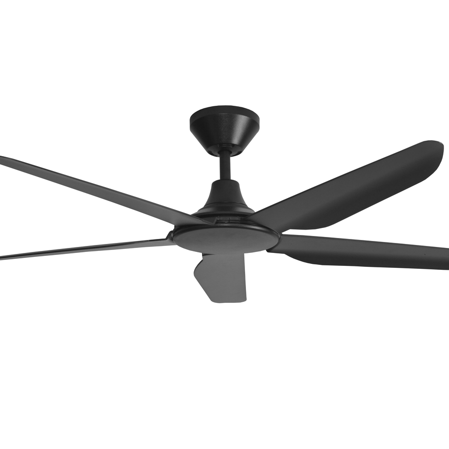 Flow | 56 Inch | 5 Blades | Matte Black