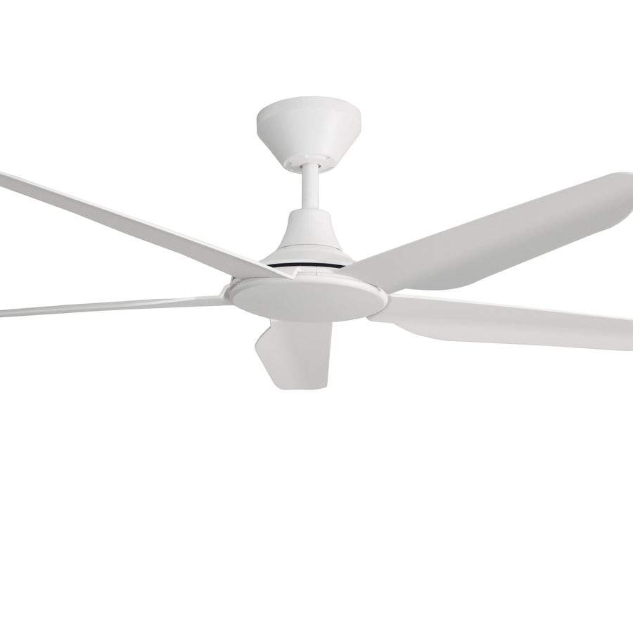 Flow | 56 Inch | 5 Blades | White