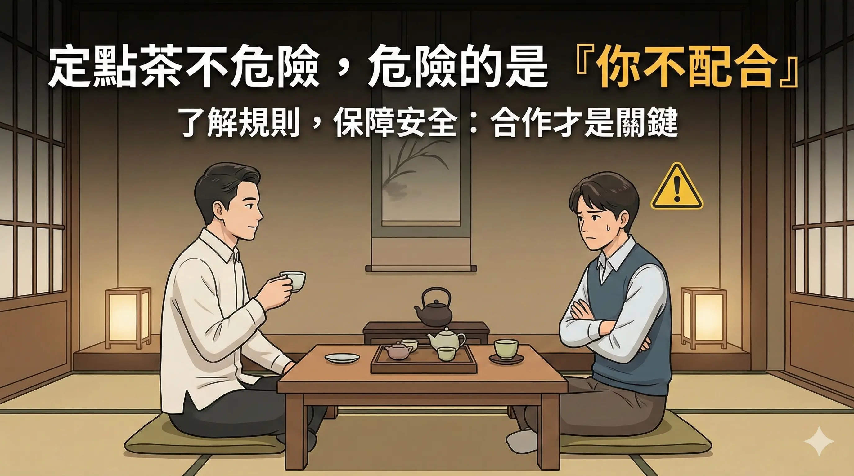 定點茶不危險，危險的是「你不配合」