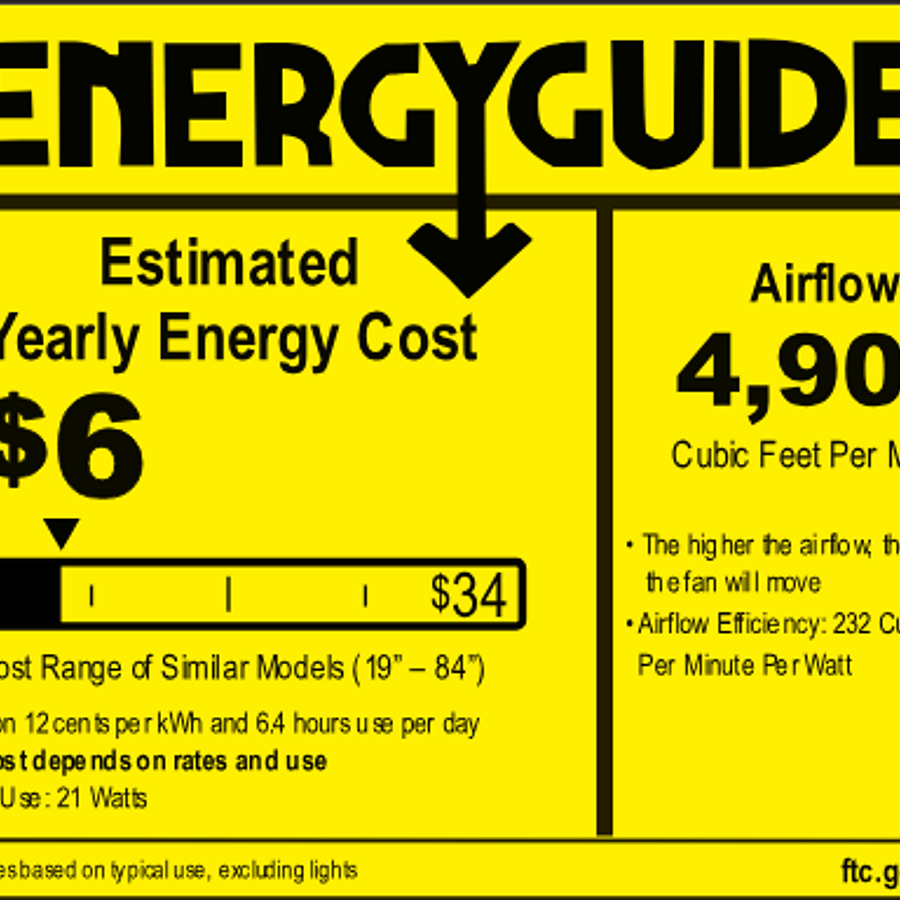 Flow | 56 Inch | 5 Blades | Matte Black
