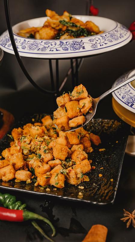 金沙豆腐