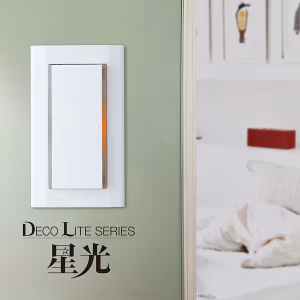Panasonic國際牌 星光系列大面板螢光開關 (一開 / 二開 / 三開自由選配)