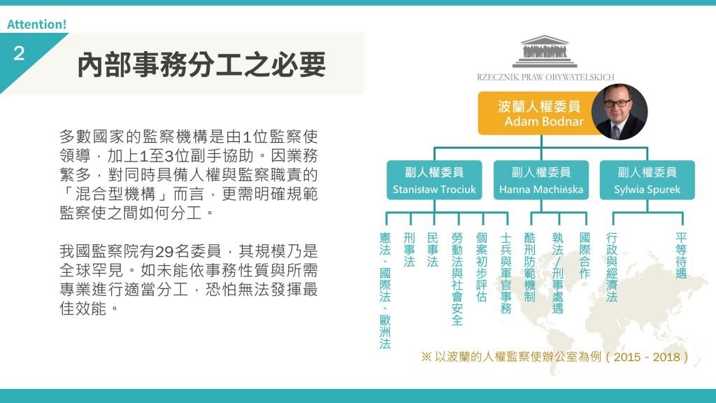挑戰二：組織內部事務分工之必要（1）