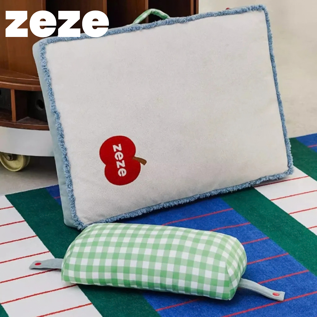 【ZEZE】丹寧靠枕式寵物睡墊 圖 3