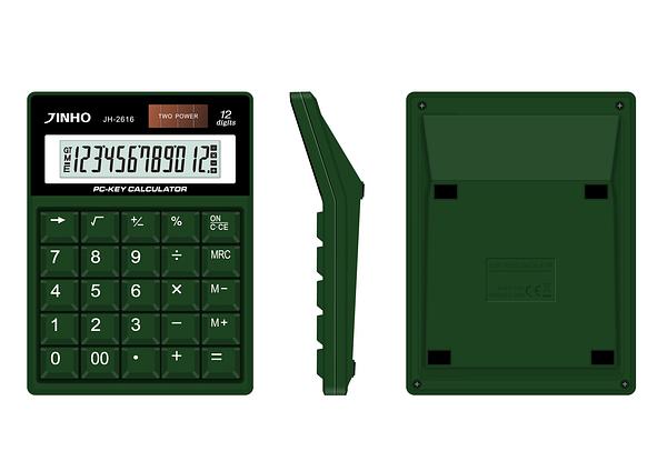 電腦按鍵 復古設計計算機-12位元 細節圖 1