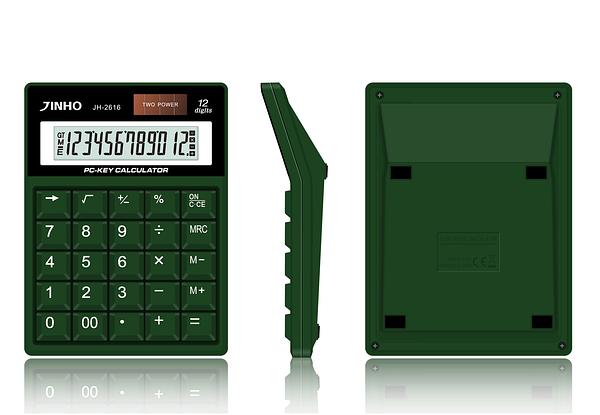 電腦按鍵 復古設計計算機-12位元 細節圖 2